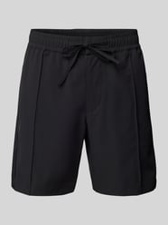 Regular Fit Shorts mit fixierten Bügelfalten Modell 'Hex-Series' von Balr. - 2