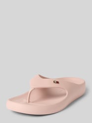 Vorgeformter Zehentrenner mit Logo-Detail von Tommy Hilfiger Pink - 1