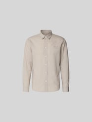 Slim Fit Freizeithemd aus Baumwoll-Mix von MAISON KITSUNÉ Beige - 26
