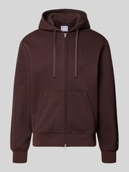 Sweatjacke mit Label-Stitching und Känguru-Tasche von Champion - 9