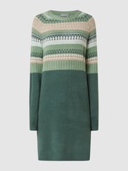Strickkleid mit Alpaka-Anteil Modell 'Isabella' von Fransa Grün - 4