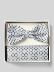 Muszka i poszetka w zestawie z czystego jedwabiu od Prince Bowtie - 7