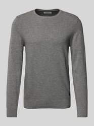 Regular Fit Strickpullover aus reiner Baumwolle mit Strukturmix von s.Oliver RED LABEL Grau - 21