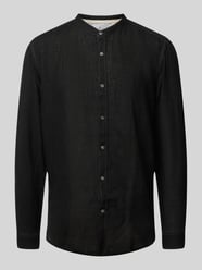 Regular Fit Business-Hemd mit Stehkragen Modell 'ANCONA' von FIL NOIR - 10