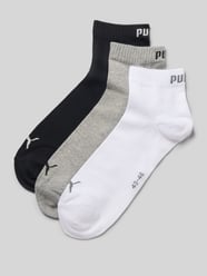 Socken aus Baumwoll-Mix im 3er-Pack Modell 'QUARTER' von PUMA - 16