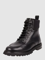 Leren boots met vetersluiting, model 'Mario' van JOOP! SHOES Zwart - 37