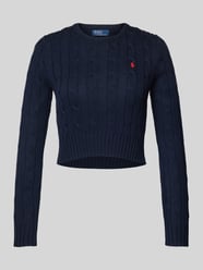 Korte gebreide pullover met ribboorden van Polo Ralph Lauren - 43