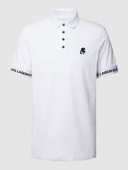 Poloshirt mit Motiv-Print von Karl Lagerfeld Weiß - 15