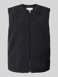 Fleecegilet met ronde hals en ritssluiting van Samsøe Samsøe - 1