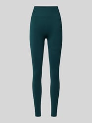 Sportlegging met labelprint van Stronger Groen - 21