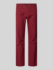 slim fit jeans in 5-pocketmodel van Christian Berg Men Bordeaux - 41