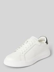 Leren sneakers met label in reliëf van CK Calvin Klein - 24