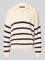 Sweter z dzianiny z mieszanki bawełny o kroju regular fit model 'PANFILO' od Weekend Max Mara - 22