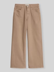 Wide Leg Hose aus Baumwoll-Mix Modell 'TOLVA' von Marc O'Polo Beige - 8