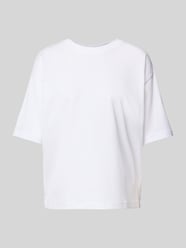 Oversized T-Shirt mit geripptem Rundhalsausschnitt von Jake*s Casual - 23