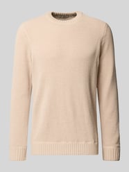 Regular Fit Strickpullover mit Rundhalsausschnitt Modell 'ETHAN' von ONLY & SONS Beige - 19