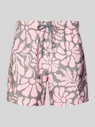 Zwembroek in all-over look model 'Melo' van BOARDIES Fuchsia - 20
