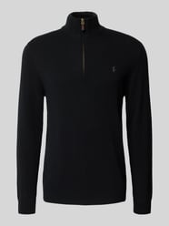 Sweter z dzianiny z prążkowanymi wykończeniami od Polo Ralph Lauren - 16