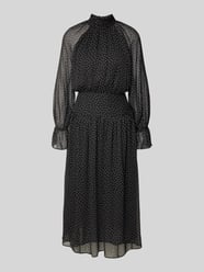Midikleid mit kleinem Stehkragen Modell 'POLKY' von MANGO - 4