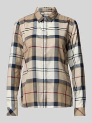 Bluzka koszulowa o kroju regular fit z czystej bawełny model ‘BREDON’ od Barbour - 25