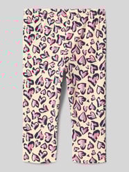 Slim Fit Capri Leggings aus Baumwoll-Elasthan-Mix von s.Oliver RED LABEL Beige - 1