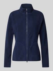 Sweatjacke mit Stehkragen von Christian Berg Woman Blau - 43