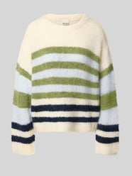 Gebreide pullover met ronde hals model 'BOSELE' van ICHI - 47