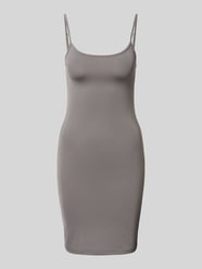 Mini-jurk met spaghettibandjes van Review Grijs / zwart - 47