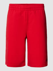 Sweatshorts mit Label-Print, Motiv-Print und regulärem Schnitt von EA7 Emporio Armani Rot - 41