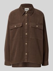 Relaxed Fit Hemdjacke aus reiner Baumwolle Modell 'MOXIE' von ONLY - 26