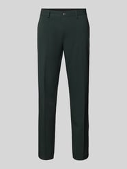 Slim fit pantalon met persplooien, model 'LIAM' van SELECTED HOMME Groen - 23