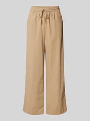 Wide Leg Stoffhose mit Strukturmuster Modell 'CISSIE' von Soyaconcept Braun - 31