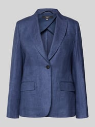 Żakiet o kroju shaped fit z czystego lnu model 'NALUT' od Weekend Max Mara - 7