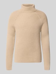 Regular Fit Strickpullover mit elastischen Abschlüssen von DRYKORN Beige - 1
