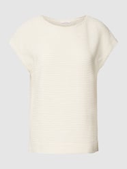 T-shirt met structuurmotief, model 'Sabila' van Opus Wit - 19