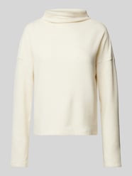 Regular Fit Strickpullover mit Mock-Neck-Kragen Modell 'BELLA' von Vero Moda Beige - 5