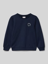 Sweatshirt mit Rundhalsausschnitt von s.Oliver RED LABEL Blau - 41