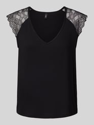 Regular Fit T-Shirt mit Kappärmeln Modell 'PETRA' von Only - 21