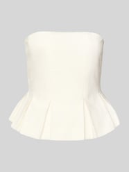 Bluse mit Leinen-Anteil und Schößchen Modell 'riava' von Gestuz - 4