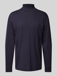 Longsleeve mit Rollkragen von RAGMAN Blau - 27