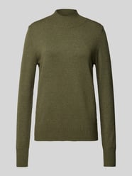 Gebreide pullover met ribboorden, model 'Aliv' van Christian Berg Woman Groen - 14