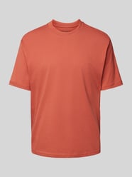 T-Shirt mit geripptem Rundhalsausschnitt von MCNEAL Orange - 8