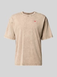 T-Shirt mit kleinem Logo-Detail von Diesel Beige - 40