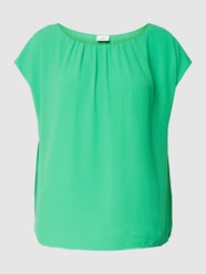 Blusenshirt mit U-Boot-Ausschnitt von s.Oliver BLACK LABEL Grün - 11