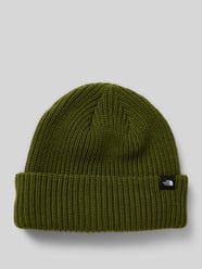 Gebreide muts met brede omslag en labeldetail van The North Face - 15