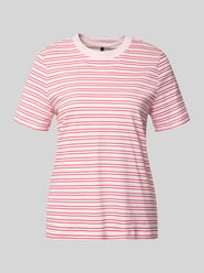 Regular Fit T-Shirt aus reiner Baumwolle Modell 'PAULINA' von VERO MODA Pink - 44