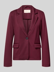 Regular Fit Blazer mit Viskose-Anteil Modell 'Nanni' von FREE/QUENT Bordeaux - 11