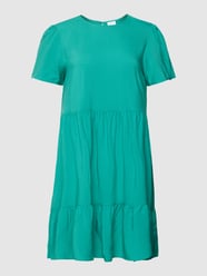Mini-jurk met knoopsluiting, model 'Paya' van Vila Blauw / turquoise - 36