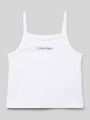 regular fit top met bandjes van viscosemix model 'PUNTO STRAP TOP' van Calvin Klein Jeans - 15