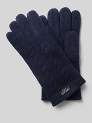 Handschoenen van pure wol met labeldetail van EEM - 7